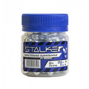 Шарики для рогатки Stalker оцинкованные 6 мм (250 штук) арт.: BB6250ST